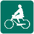 Symbol für Radfahrer